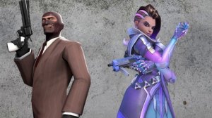Sombra Vs Spy rap battle but its AI voices (JT Music TF2 vs overwatch rap battle)