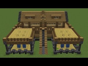Майнкрафт - Как построить простой фермерский дом. Minecraft