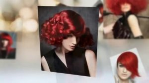 Модные красные волосы