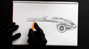 Become a Pencil Drawing Pro: Learn how to draw an impressive car with expert techniques