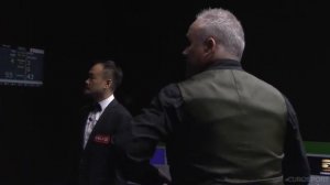 John Higgins Forgets The Rules When Referee Says It's a FREE BALL