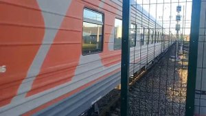 Прибытие скорого поезда №077Я Воркута - СПБ на Ладожский вокзал
