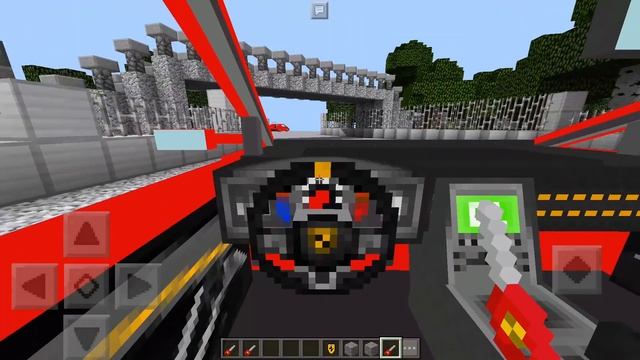 CAR RACE IN MCPE 1.1 with Subs! Minecraft PE Ferrari Addon Minecraft Pocket Edition 1.1