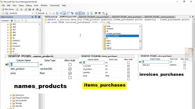 How to query to add new column from multiply two columns between 3 tables in sql server