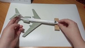 3 часть. Покраска модели пассажирского авиалайнера ту134а/б-3