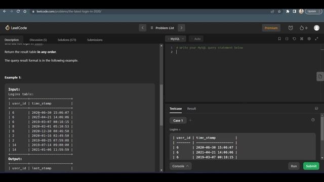 Leetcode SQL 1890. The Latest Login In 2020 | #leetcodesolution #sqlinterviewquestions #sqlserver