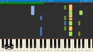 Мот feat. Бьянка - Абсолютно Всё (на пианино Synthesia cover) Ноты и MIDI