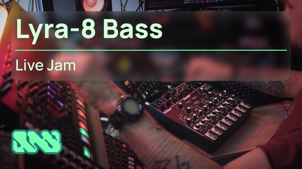 LYRA-8  Бас. Livejam. с Jomox MBase 11 Digitakt TR-8s