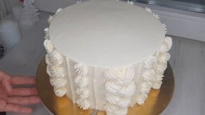 Украшаю торт кремом Две насадки и Крем чиз