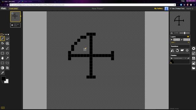 How to Create Pixel Art and Animations with Piskel Tutorial 9 - Drawing Circles
