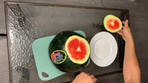 Арбуз Чёрный принц из Пятёрочки обзор