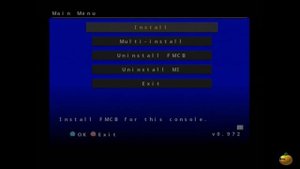 Как установить Free McBoot на PS2