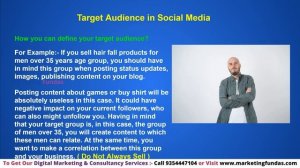 What is Target Audience | How to Find Your Target Audience on Social Media | #socialmediamarketing