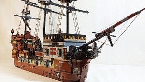 Lego корабль "Стрела"; обзор корпуса самоделки