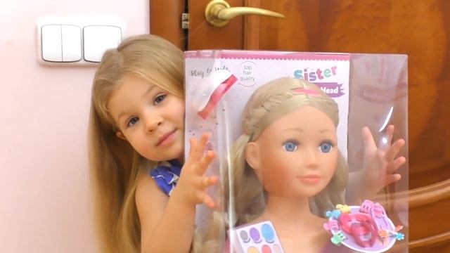 Diana Makes Make Up For Baby Doll