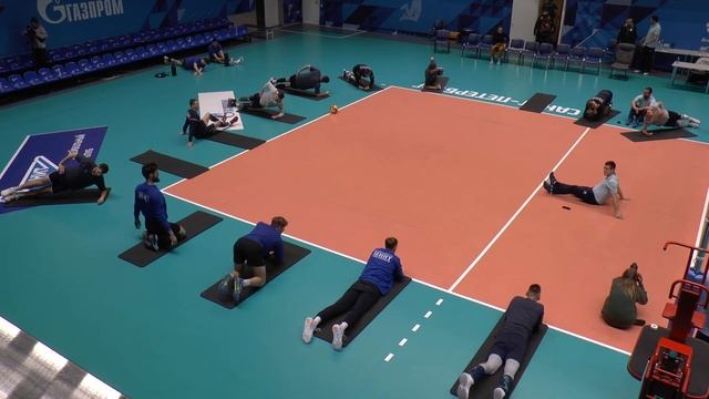 Волейбол. Как правильно делать разминку. ВК "Зенит" Санкт-Петербург. Тренировка #1 смотреть онлайн