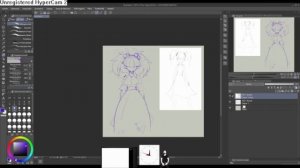 Speed Drawing Process 52 - Redraw01