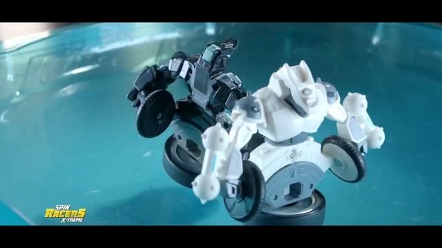 Игровой набор волчков-трансформеров Spin Racers «Шершень» и «Аэролит» с ареной K02SRDE1