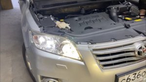 Toyota RAV4 XA 30 (2010-2013) лазерные Билед линзы в теплом свете 4300 и билед ПТФ 4500 к 928111200