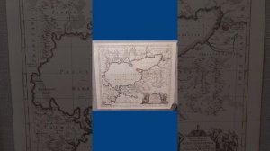 Карта Азовского моря 1710 года.