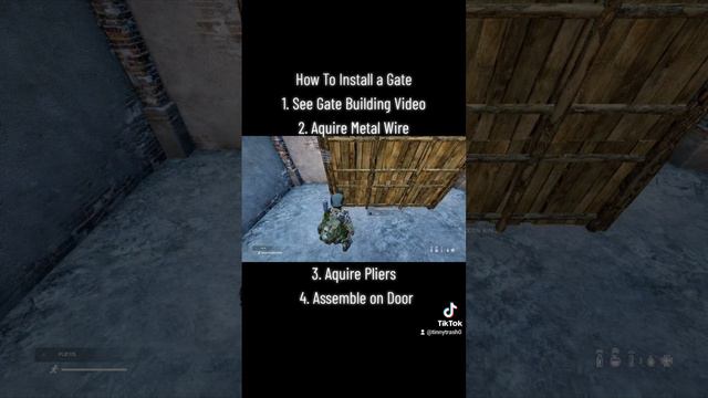 How to build a Gate in DayZ