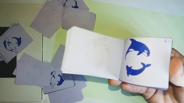 Флипбук анимация "Косатки" смотреть онлайн