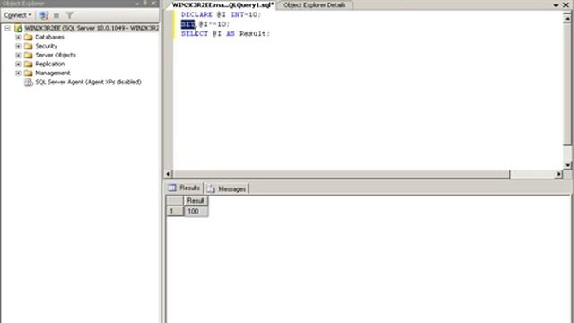 SQL Server 2008 - Compound assignment operators