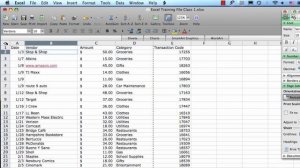 Excel 2008 for Mac- Resizing and Hiding Rows & Columns