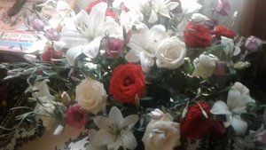 Какой шикарный букет подарили на день рождение тете!!!