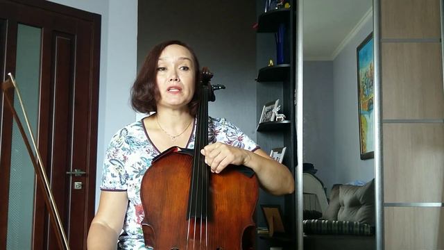 Куда ставить большой палец левой руки виолончелисту?