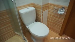 Ремонт ванной санузла под ключ 2,7 м2 в Москве