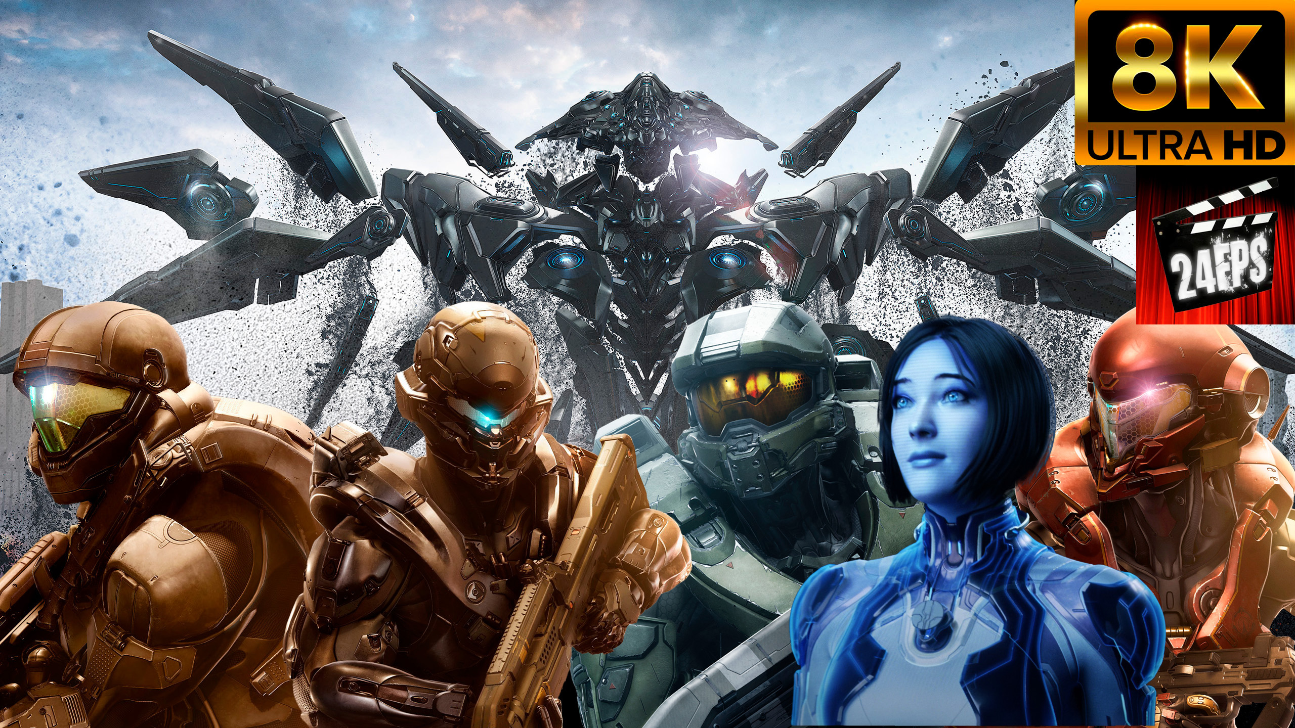Halo 5 Guardians - All Trailers and Cinematics (  Special  8K)