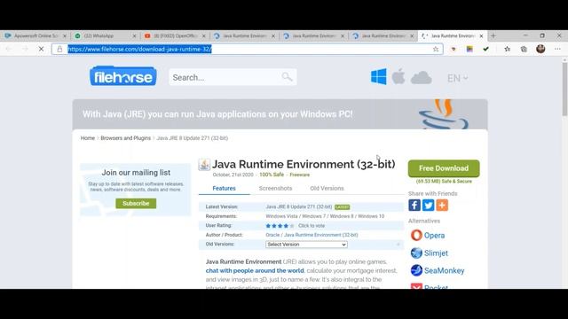 JRE (Java Run Time Environment) - How to Install смотреть онлайн