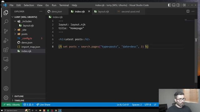 Getting started with Lume (new Deno static site generator) смотреть онлайн