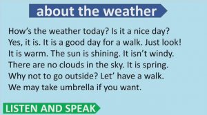 02 Тема: О ПОГОДЕ. Темы по английскому. Слушаем и повторяем. Comfort English/ Говорим о погоде