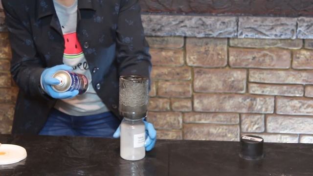 Подсвечник из литьевого Арт-бетона с добавкой Молдипласт смотреть онлайн