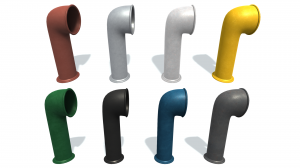 3D model. Deflector D v2. Part-1.