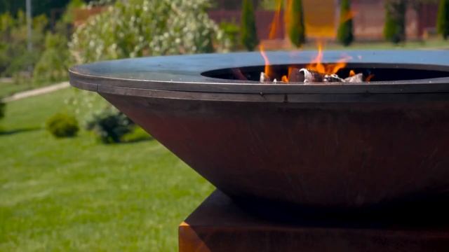 Гриль из кортеновской стали. Cor-ten steel. https://eventsteel.ru/ смотреть онлайн