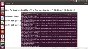 How To Update Latest Version Of Mozilla Firefox On Ubuntu  18.04,16.04,12.04,14.04