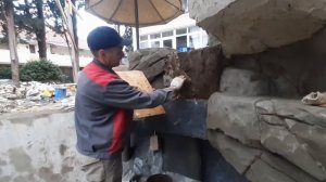 Имитация Камня Своими Руками. Новая Техника. Imitation stone. Искусственный Камень Из Цемента.