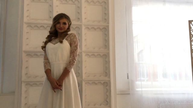 Свадебное платье А-силуэта Амалия смотреть онлайн