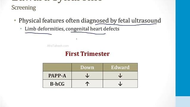 Генетика USMLE - 2. Генетические расстройства - 2.Трисомные расстройства