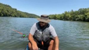 🔴 kayak fishing on the Potomac River