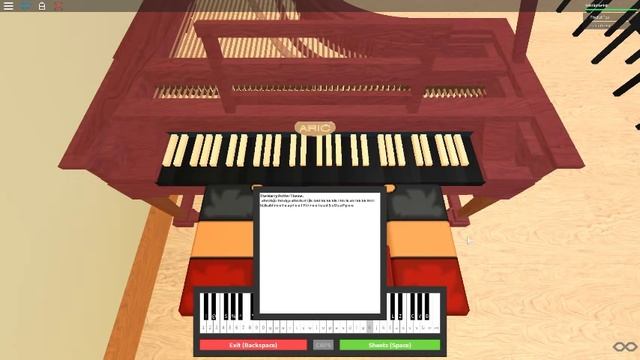Harry Potter Theme on a ROBLOX piano. смотреть онлайн