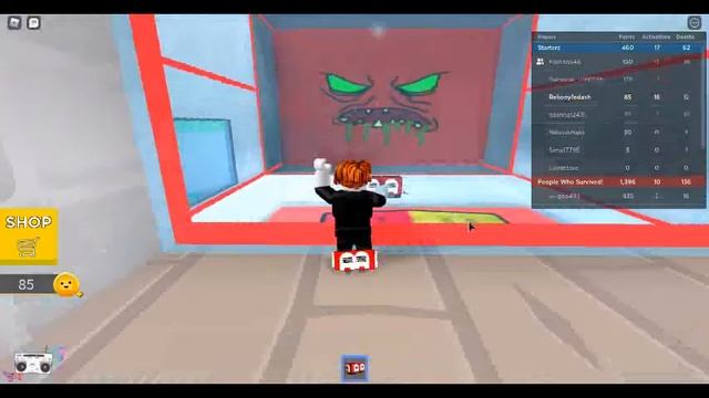 Красная стена убийца!!! убегаем от стены в роблокс! смотреть онлайн