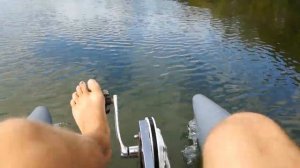 Вело катамаран, пробный выезд