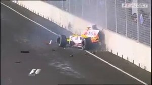 Singapore 08 Piquet Crash - Incidente Piquet 2008