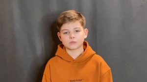 Никита Родионов, 10 лет, рост 148 см. Визитку рекламная.