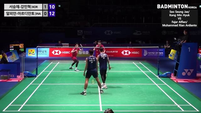 배드민턴 남자복식 또 하나의 명승부! 서승재-강민혁 VS 알피안-아르디안토[badminton] [バドミントン] [羽毛球] [bulutangkis] смотреть онлайн