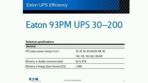 Eaton 3-Ph UPS efektivitāte – vērtīgākās kilovatstundas ir tās, par kurām nav jāmaksā 20.04.2016